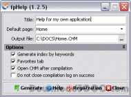 fpHelp Builder screenshot